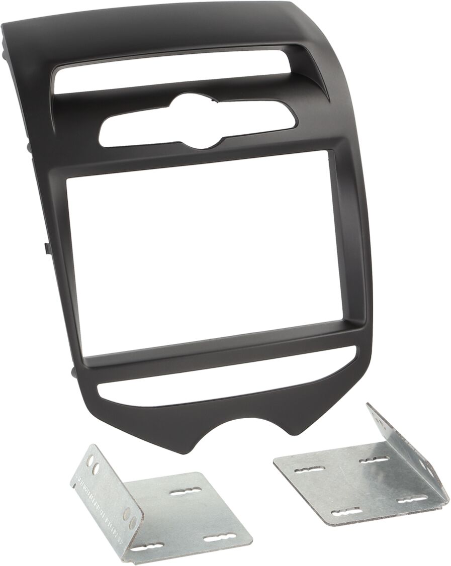 2-DIN Paneel Hyundai ix20 (JC) 2010-2019 Kleur: Mat Zwart  - 381143 22 2 2 - 381143-22-2-2