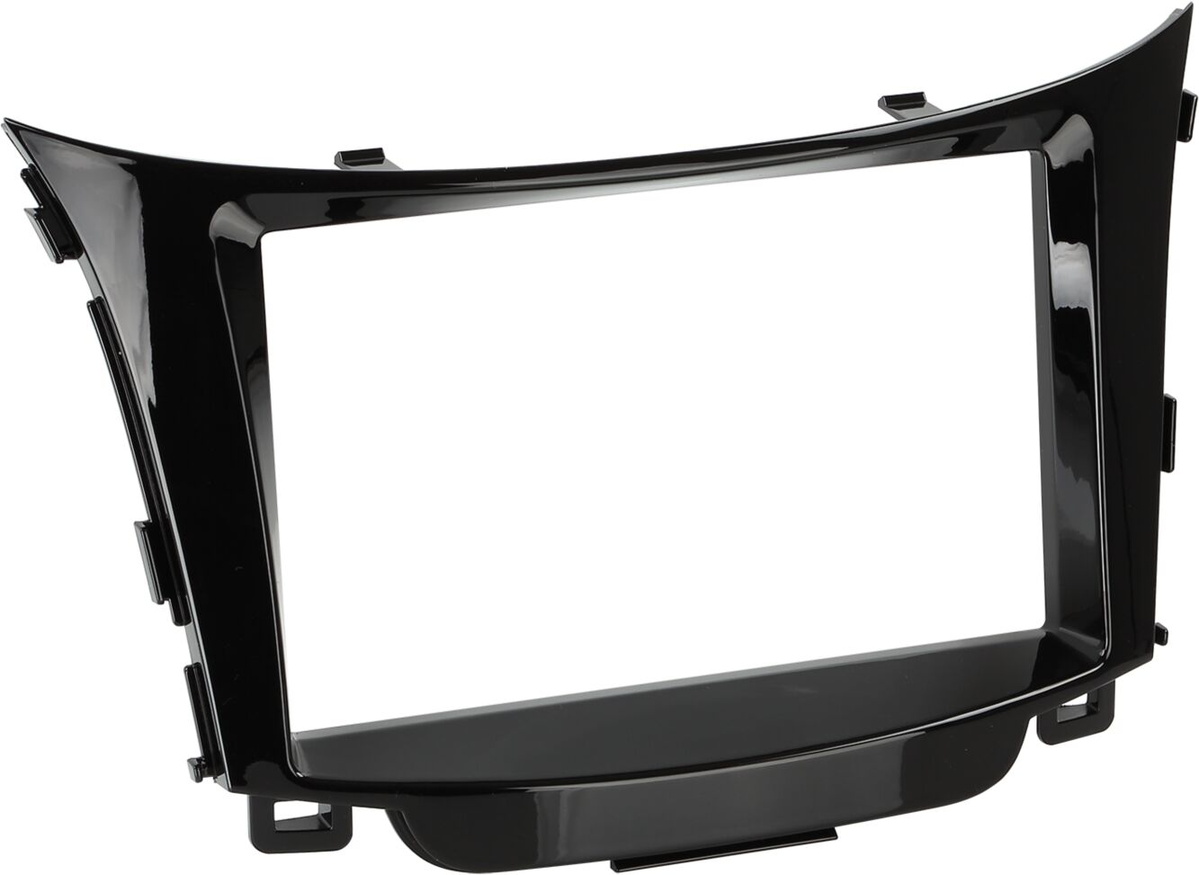 2-DIN Paneel Hyundai i30 (GD/GDH) 2012-2016 Kleur: Piano Zwart  - 381143 32 nur blende - 381143-32