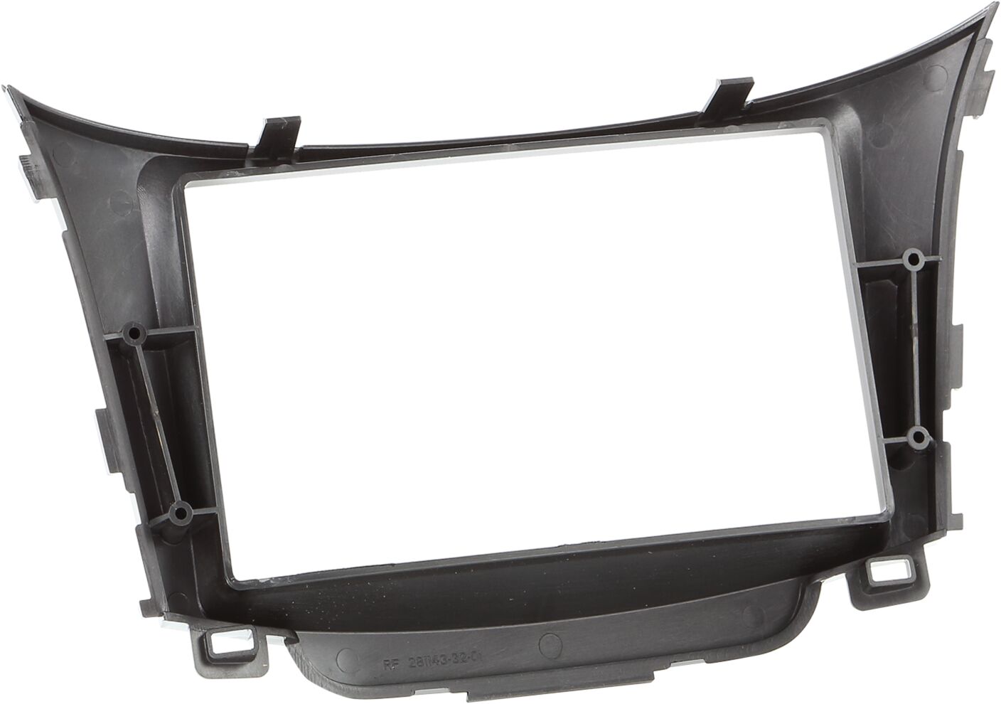 2-DIN Paneel Hyundai i30 (GD/GDH) 2012-2016 Kleur: Piano Zwart  - 381143 32 rear - 381143-32