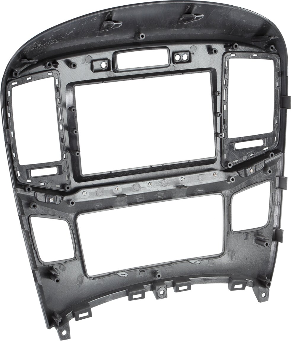 2-DIN Paneel Hyundai H1 2015-2019 Kleur: Zwart/ Zilver - 381143 33 3 hinten - 381143-33-3