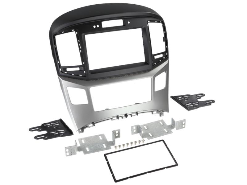 2-DIN Paneel Hyundai H1 2015-2019 Kleur: Zwart/ Zilver - 381143 33 3 - 381143-33-3