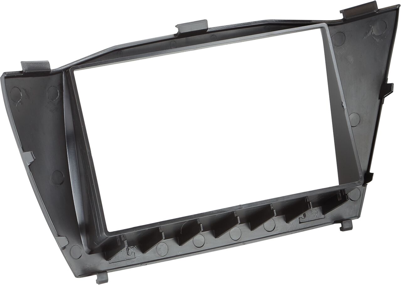 2-DIN Paneel Hyundai iX35 met Pocket 2010-2013 Kleur: Zwart      - 381143 35 rear - 281143-35