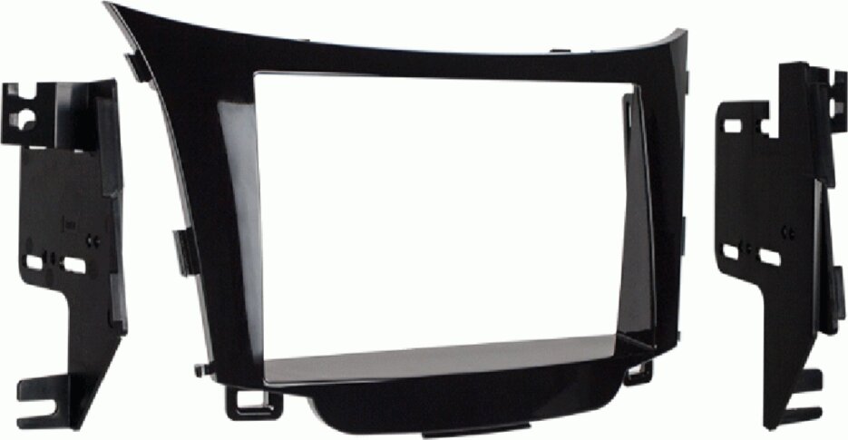2-DIN radiopaneel Hyundai Elantra GT/i30 zonder OEM navigatie (METRA)  - 381143 48 1 - 381143-48-1