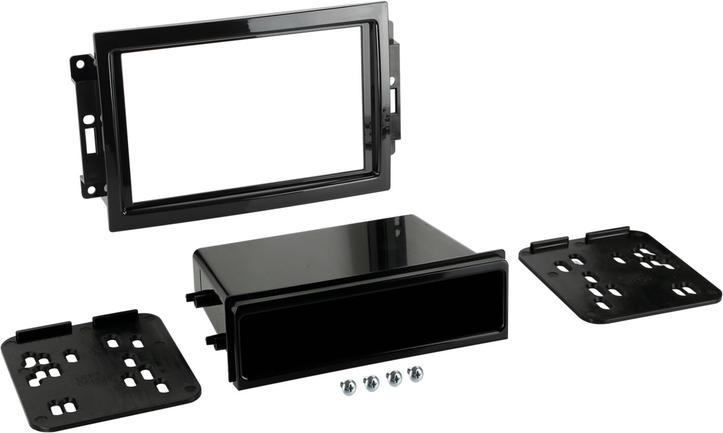 2-DIN Paneel Diverse modellen Chrysler - Jeep - Dodge  Kleur: zwart (METRA) - 381145 04 - 381145-04