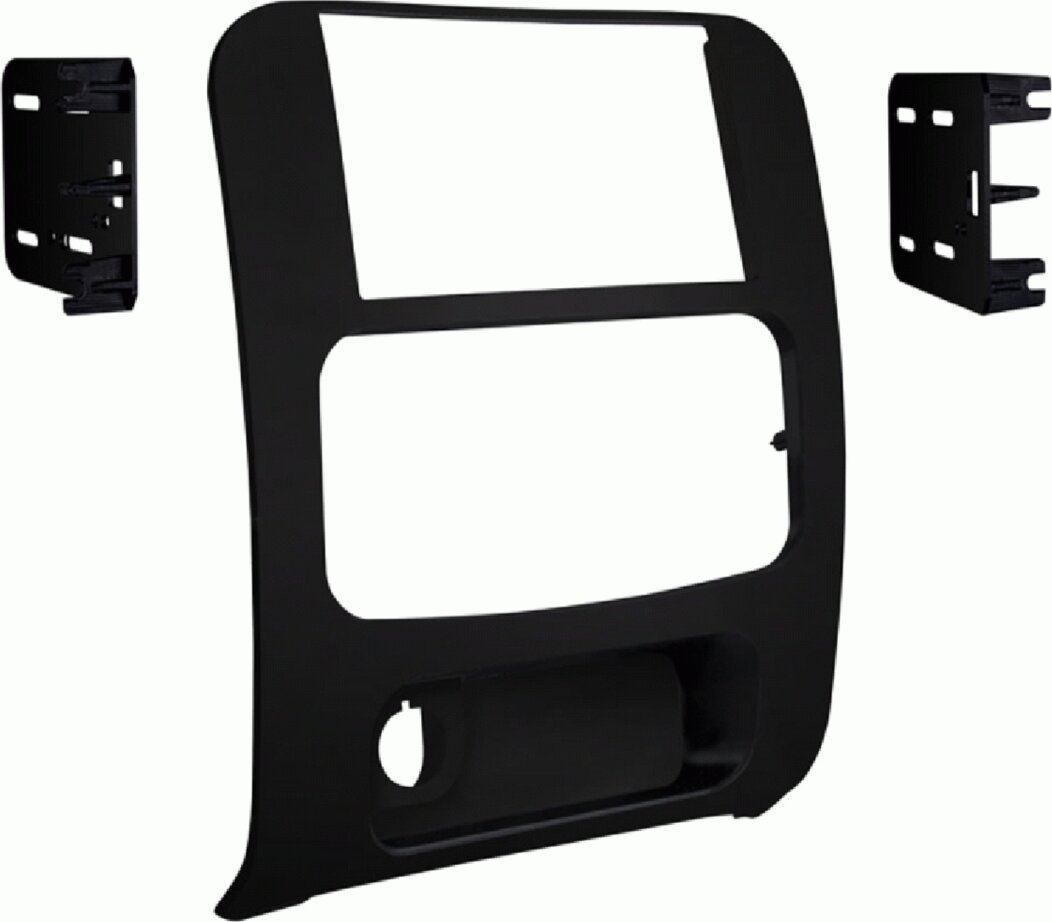 2-DIN radiopaneel Jeep Cherokee(KJ)/Liberty(KJ) zwart (METRA) - 381145 26 1 - 381145-26-1