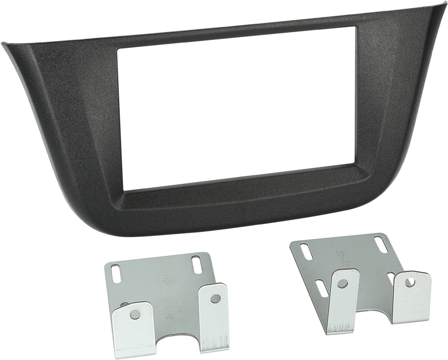 2-DIN Paneel Iveco Daily 2014-2024 Kleur: Zwart - 381162 02 2 - 381162-02-2 