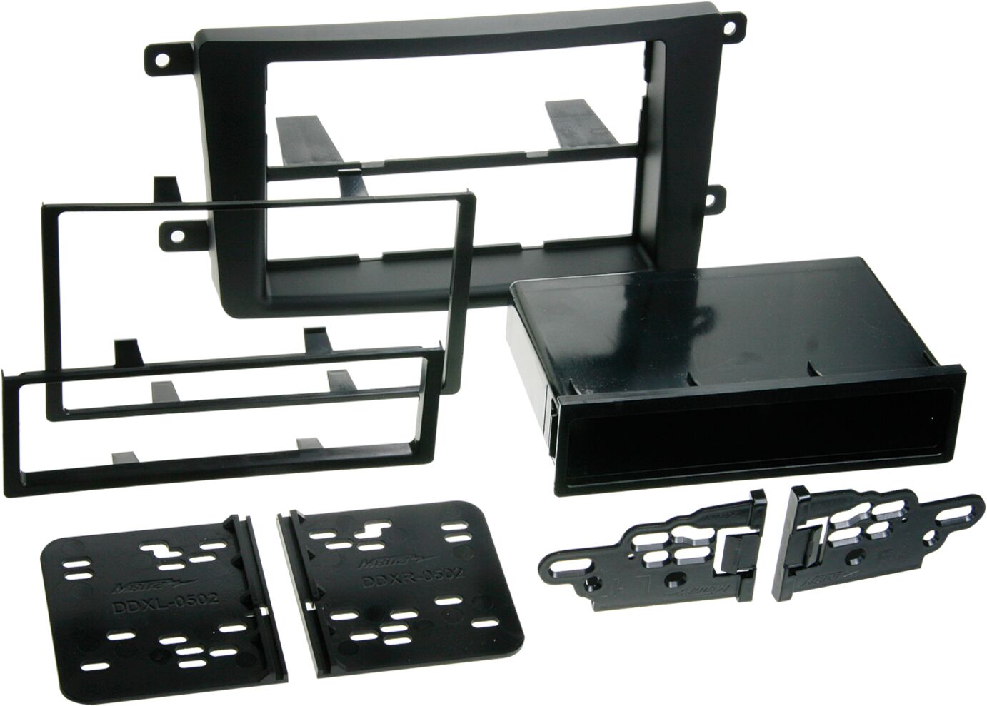 2-DIN Paneel Mazda CX 9 (TB) 2007-2015 Kleur: Zwart (METRA) - 381170 11 - 381170-11