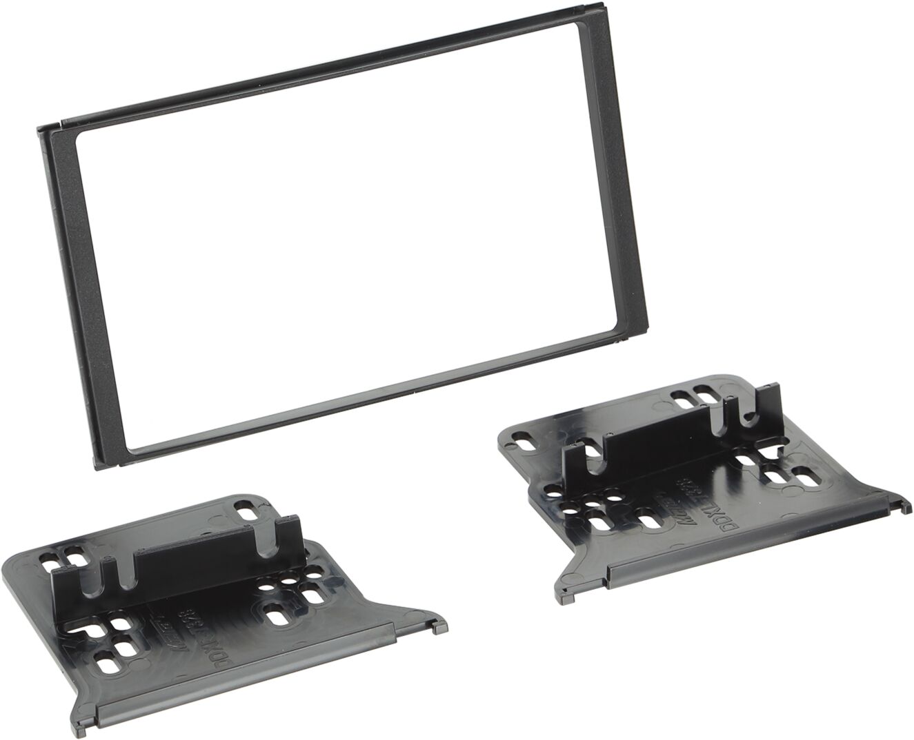 2-DIN Paneel Kia Sorento (JC (JC)  2006-2009 Kleur: Zwart (METRA) - 381178 13 - 381178-13