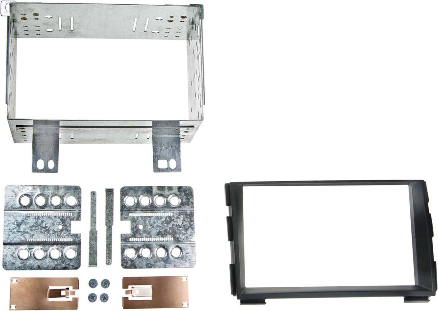 2-DIN Paneel Kia Cee'd (ED)  / Cee'd SW (ED) Pro Cee'd (ED)2009-2013 - Kleur: zwart - 381178 27 - 381178-27