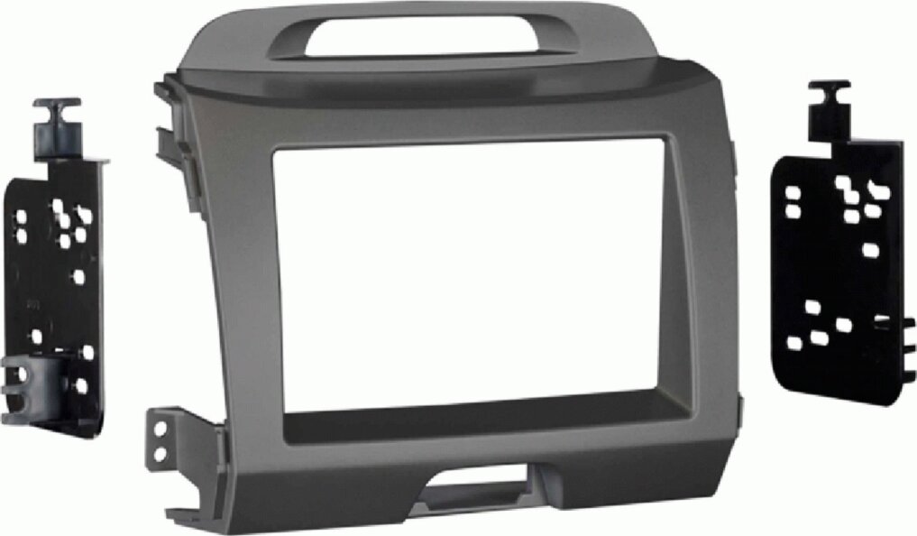 2-DIN radiopaneel Kia Sportage(SL) 08/2010-01/2016 grijs (METRA) - 381178 28 6 - 381178-28-6