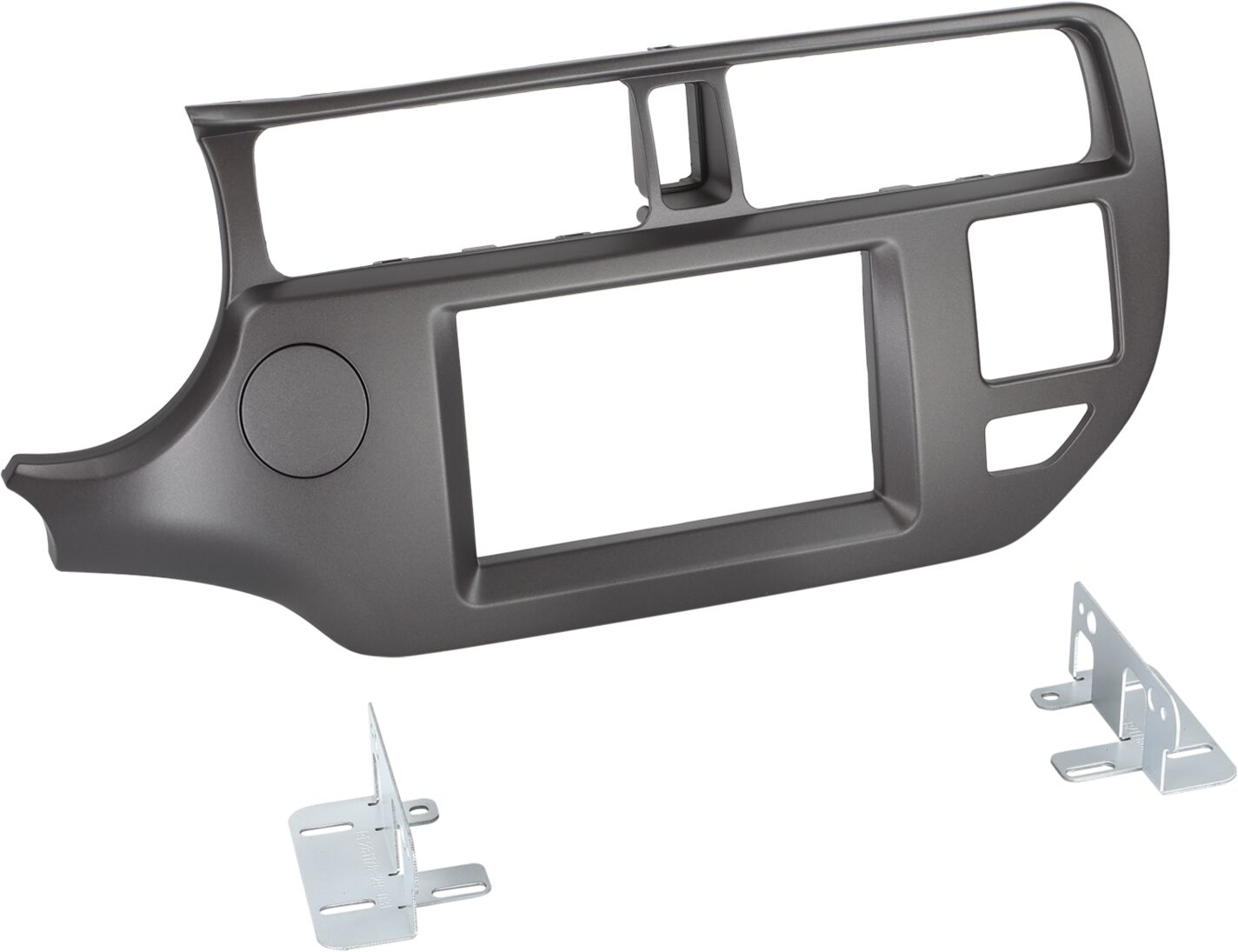 2-DIN Paneel Kia Rio 2011-2015 Kleur: Antraciet  - 381178 29 1 - 381178-29-1
