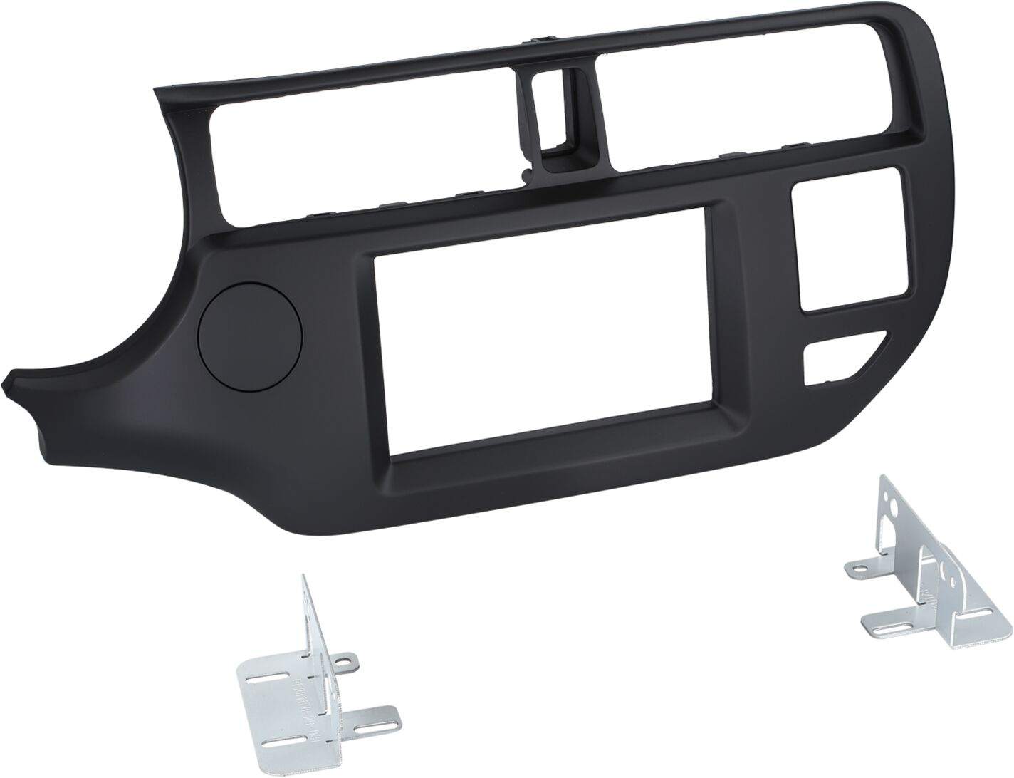 2-DIN Paneel Kia Rio (UB)  2011-2015  Kleur: Zwart  - 381178 29 2 - 381178-29-2