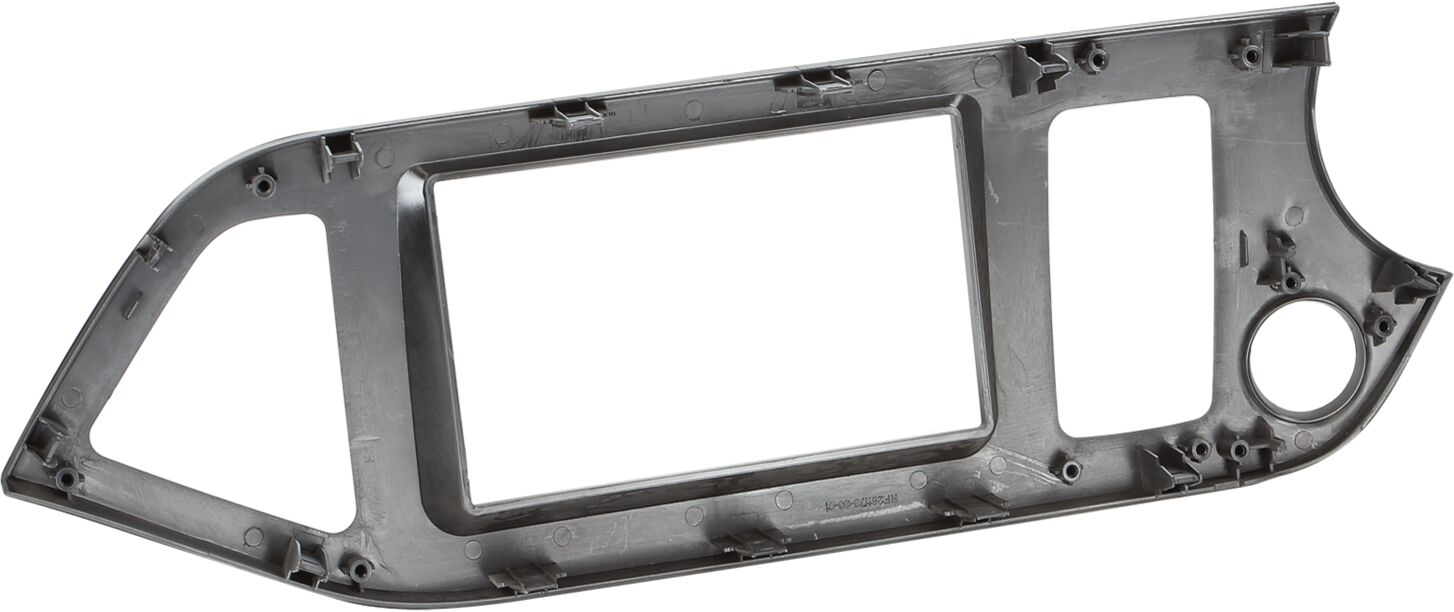 2-DIN Paneel Kia Picanto (TA) 2011-2017  Kleur: Zwart  - 381178 30 rear - 381178-30