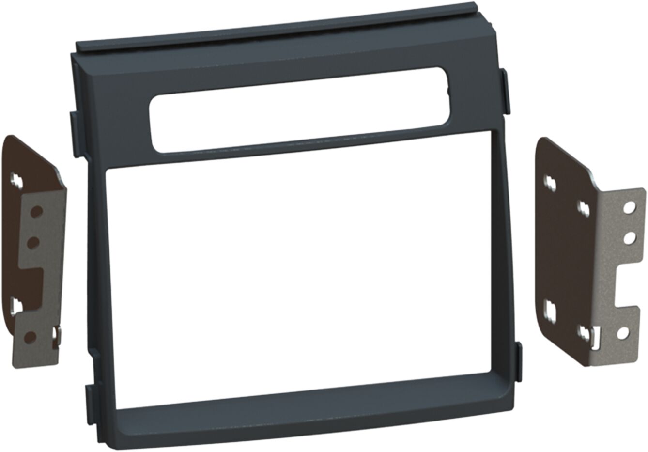 2-DIN Paneel Kia Soul (AM Facelift) 2011-2014 Kleur: Zwart  - 381178 32 - 381178-32