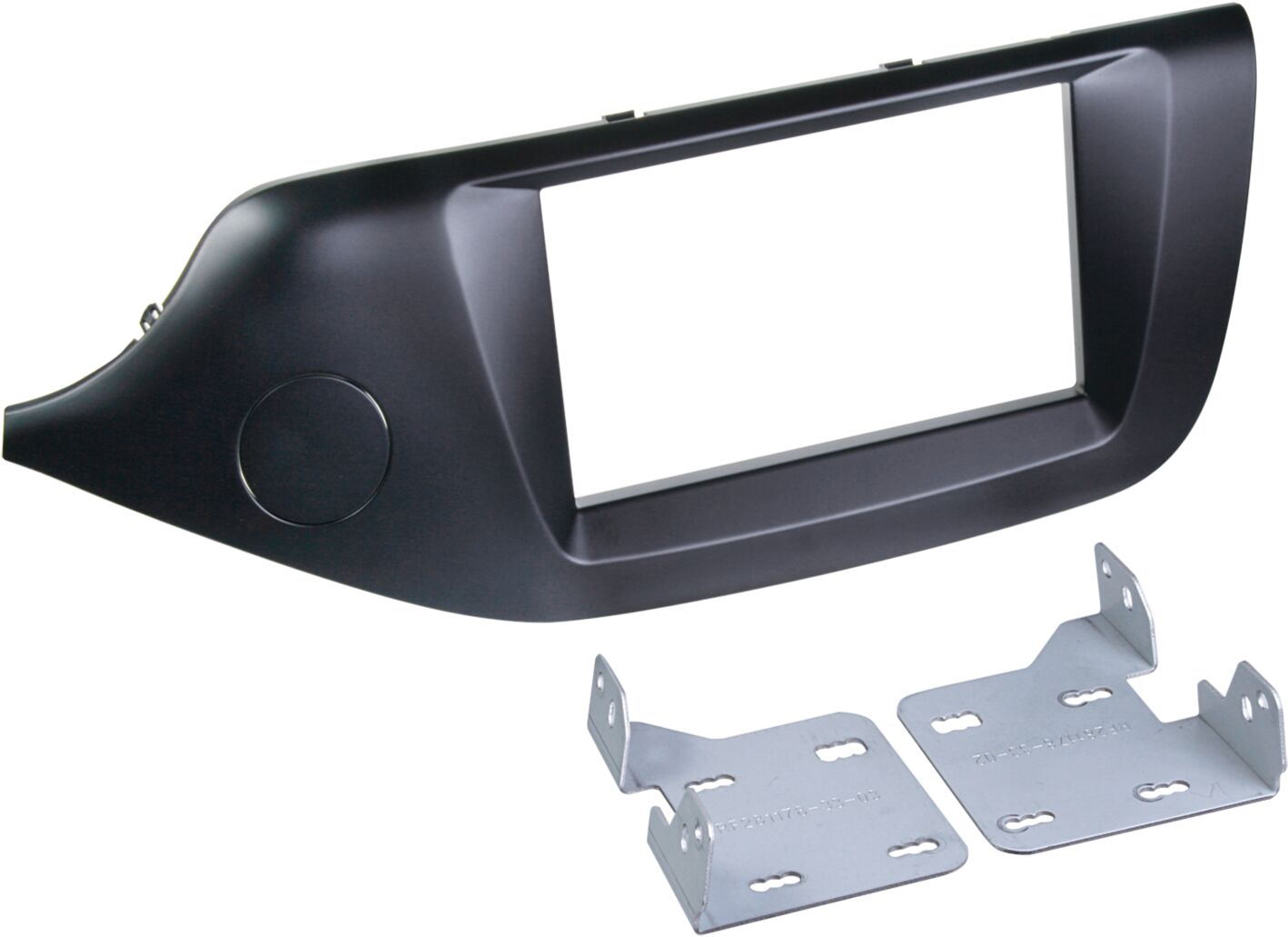 2-DIN Paneel Kia Cee'd (JD) / Cee'd SW (JD) / Pro Cee'd (JD) Kleur: Zwart - 381178 33 1 - 381178-33-1