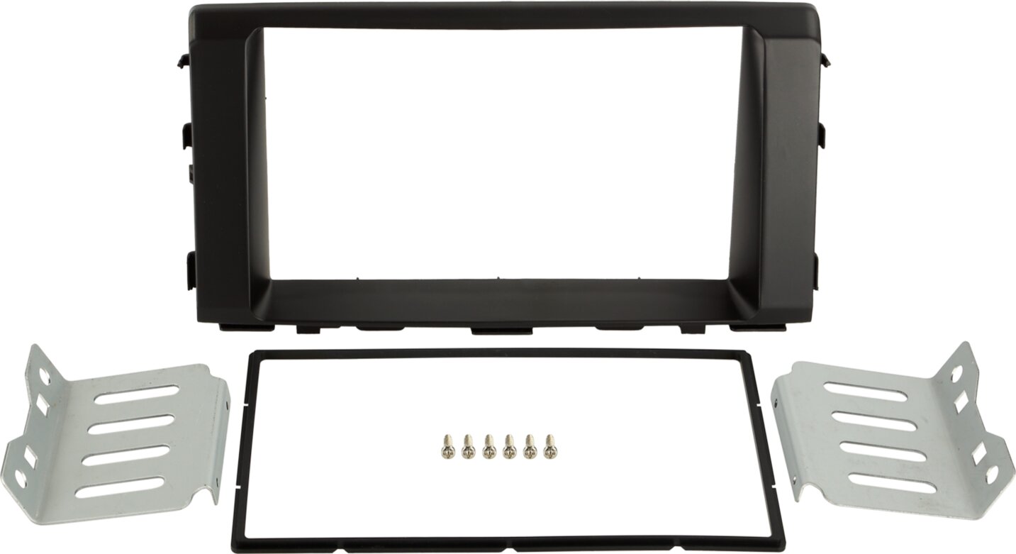 2-DIN Paneel Kia Rio 2017-2024 - Kleur: zwart - 381178 45 1 front - 381178-45-1
