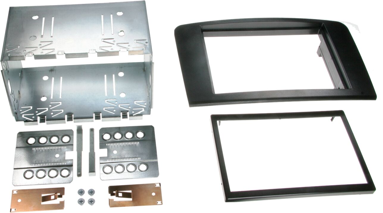 2-DIN Paneel Mercedes Benz M-Klasse (W164)- Kleur: Zwart - 381190 22 - 381190-22