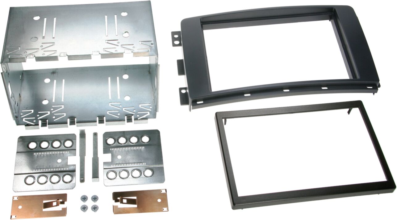 2-DIN Paneel Smart For Two (C451/A541) / For Four (W454) - Kleur: Zwart - 381190 26 - 381190-26