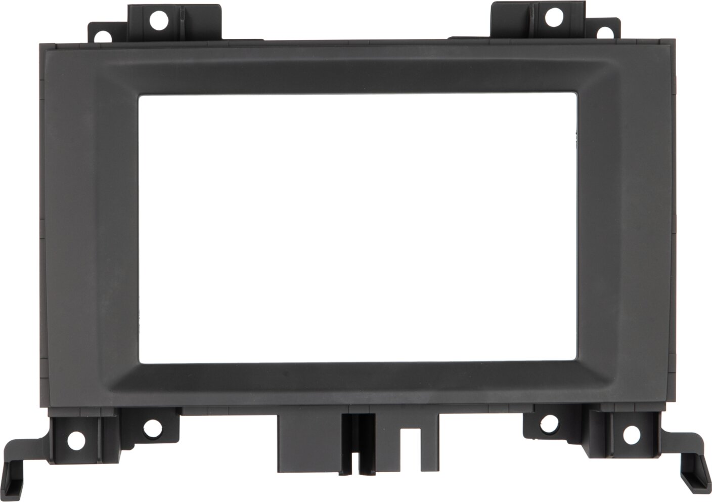 2-DIN Paneel Mercedes Benz Sprinter W906 - Volkswagen Crafter  Kleur: Zwart - 381190 27 3 front - 381190-27-3
