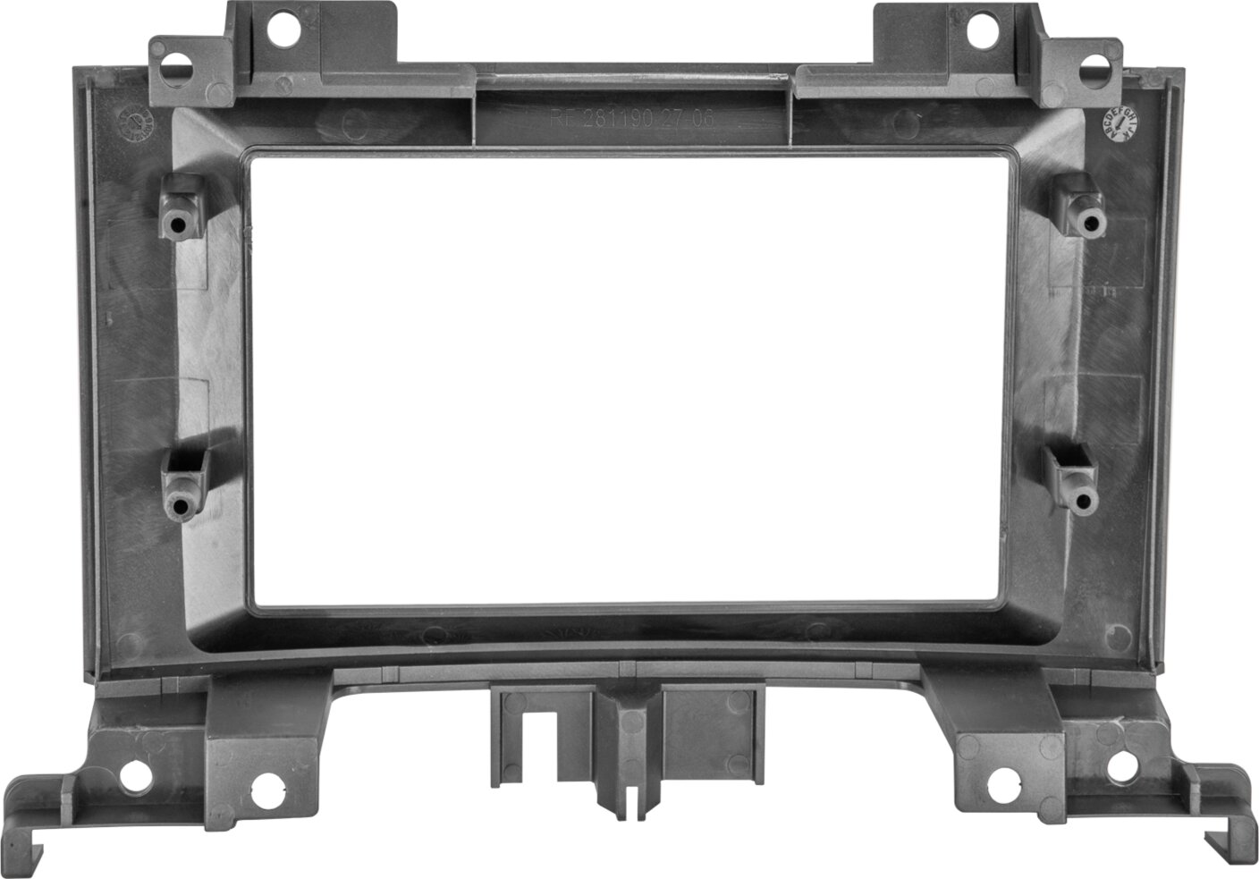 2-DIN Paneel Mercedes Benz Sprinter W906 - Volkswagen Crafter  Kleur: Zwart - 381190 27 3 rear - 381190-27-3