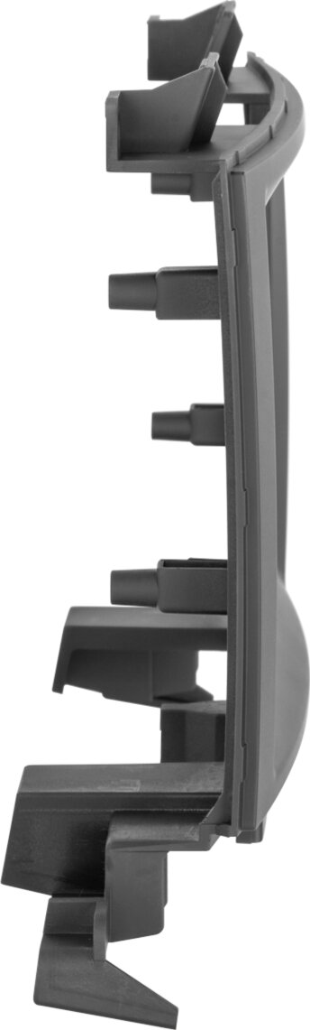 2-DIN Paneel Mercedes Benz Sprinter W906 - Volkswagen Crafter  Kleur: Zwart - 381190 27 3 side - 381190-27-3