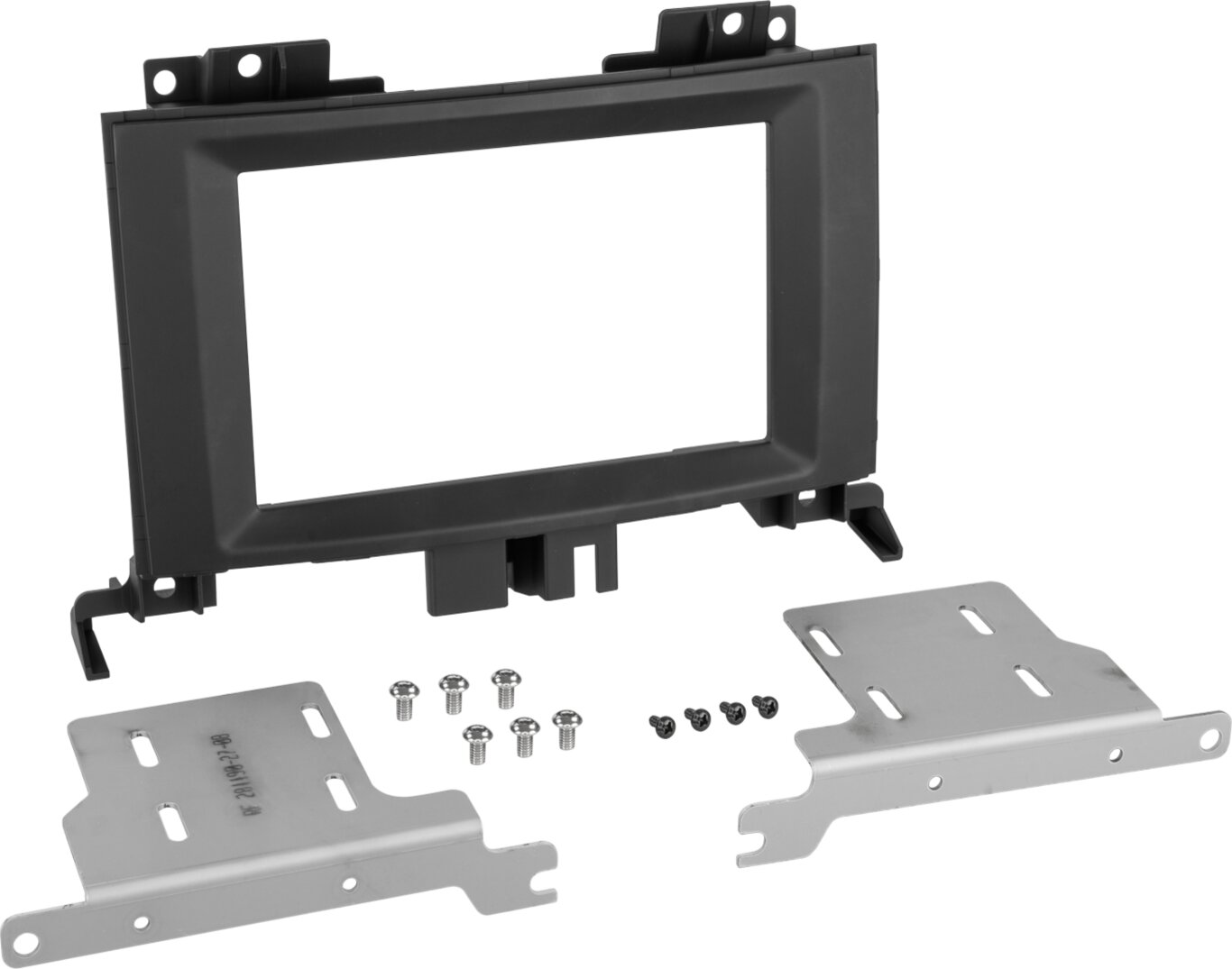2-DIN Paneel Mercedes Benz Sprinter W906 - Volkswagen Crafter  Kleur: Zwart - 381190 27 3 - 381190-27-3