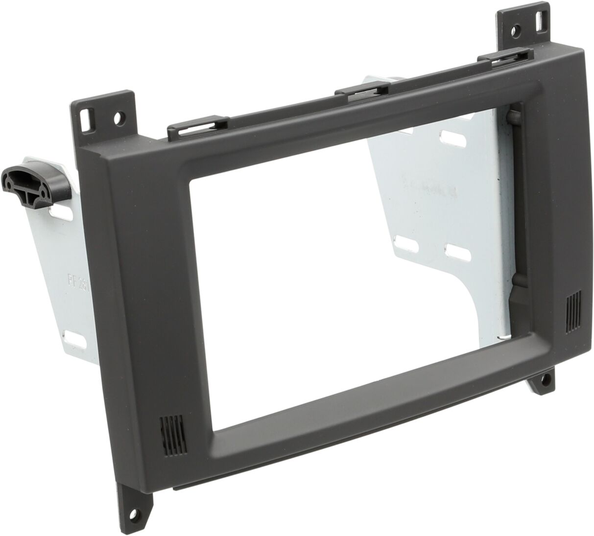 2-DIN Paneel Mercedes Benz A-Klasse / B-Klasse / Vito Kleur: Rubbertouch Zwart  - 381190 37 2 - 381190-37-2