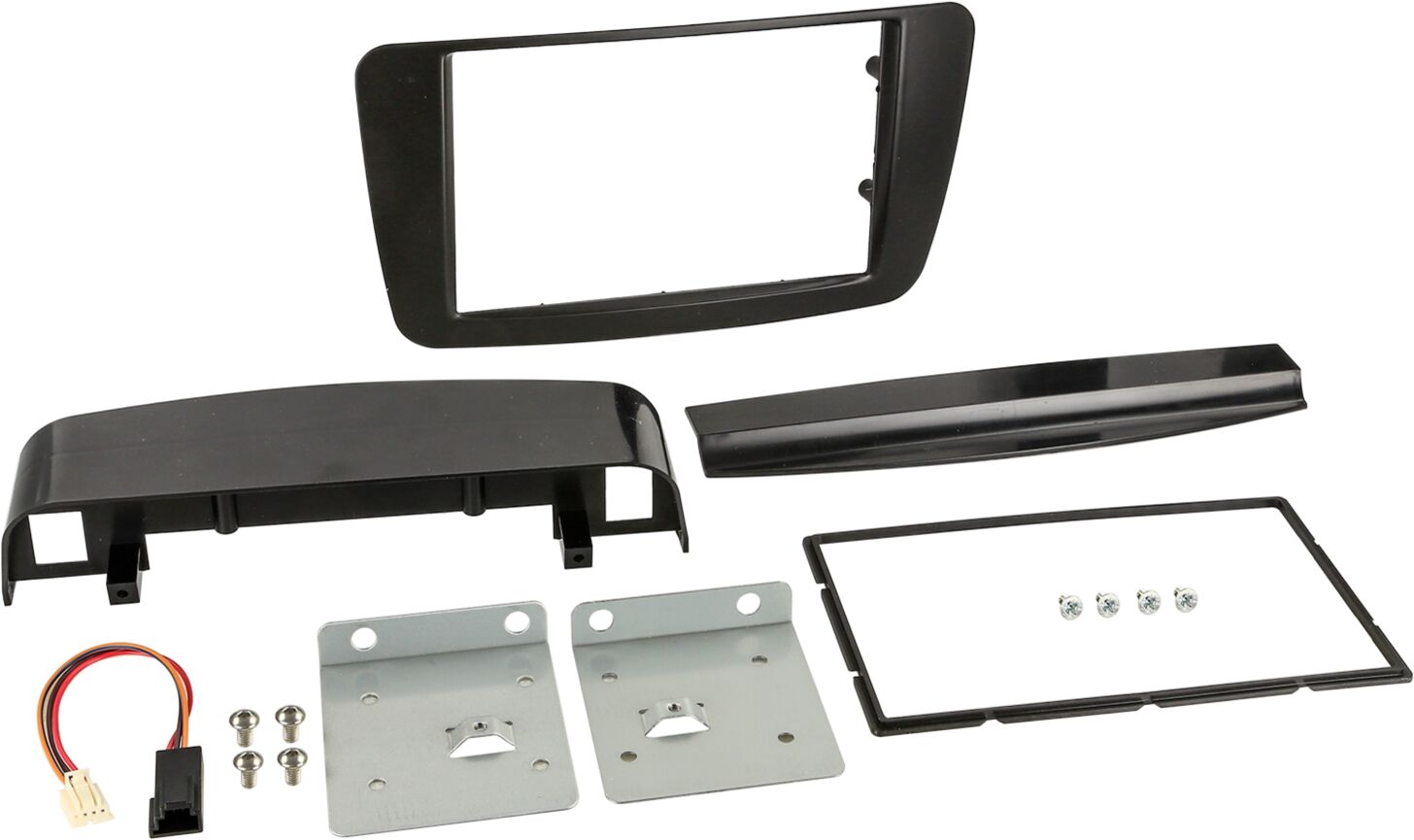 2-DIN Paneel Mercedes Benz A/CLA/GLA-Klasse - Kleur: zwart - 381190 39 - 381190-39