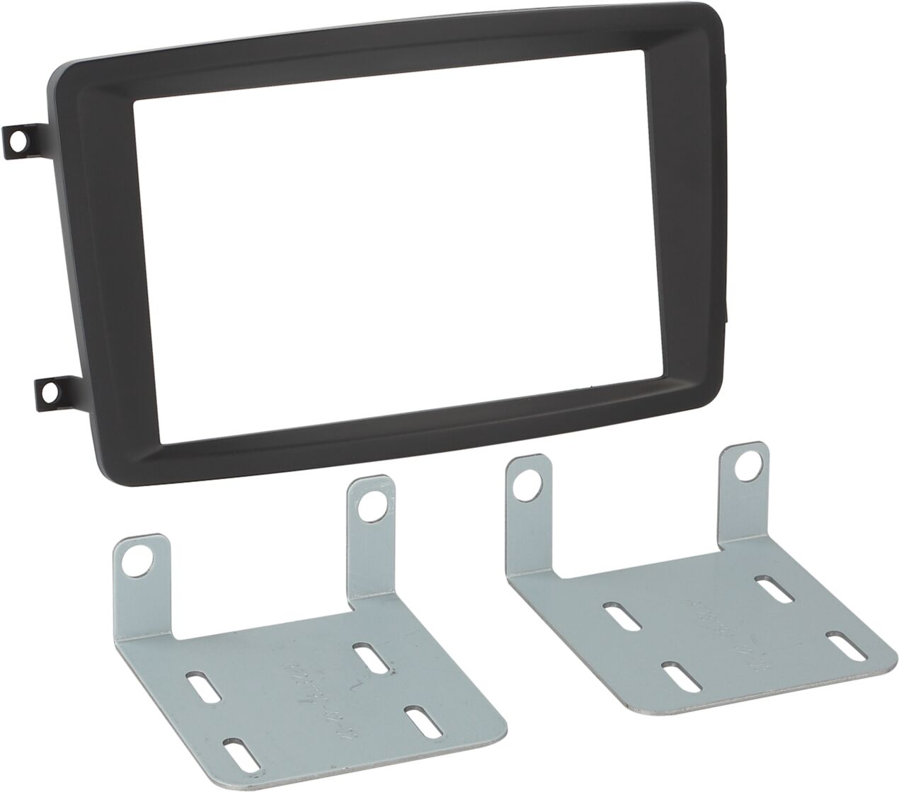 2-DIN Paneel Mercedes Benz C-Klasse/ CLK-Klasse/ G-Klasse/ Vito/ Viano - Kleur: Zwart  - 381190 42 1 - 381190-42-1
