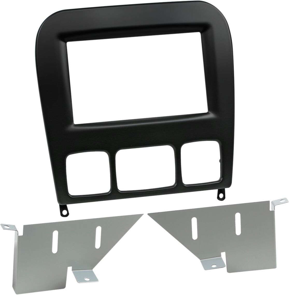 2-DIN Paneel Mercedes Benz S-Klasse (W220) 1998-2005 Kleur: Zwart - 381190 43 1 - 381190-43-1