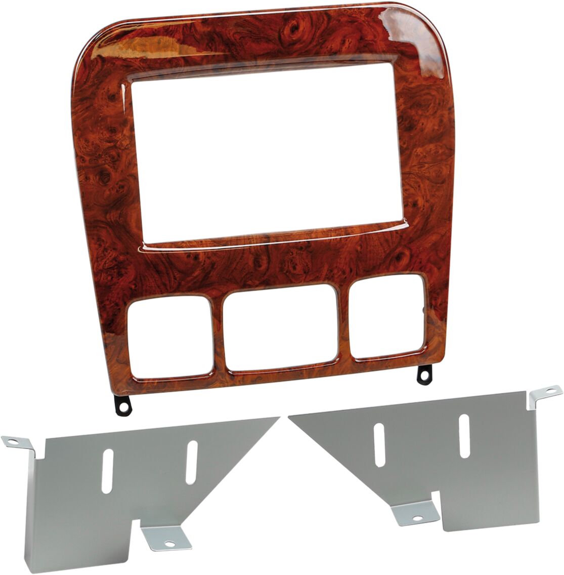 2-DIN Paneel Mercedes Benz S-Klasse (W220) 1998-2004 - Kleur: Houtlook - 381190 43 2 - 381190-43-2