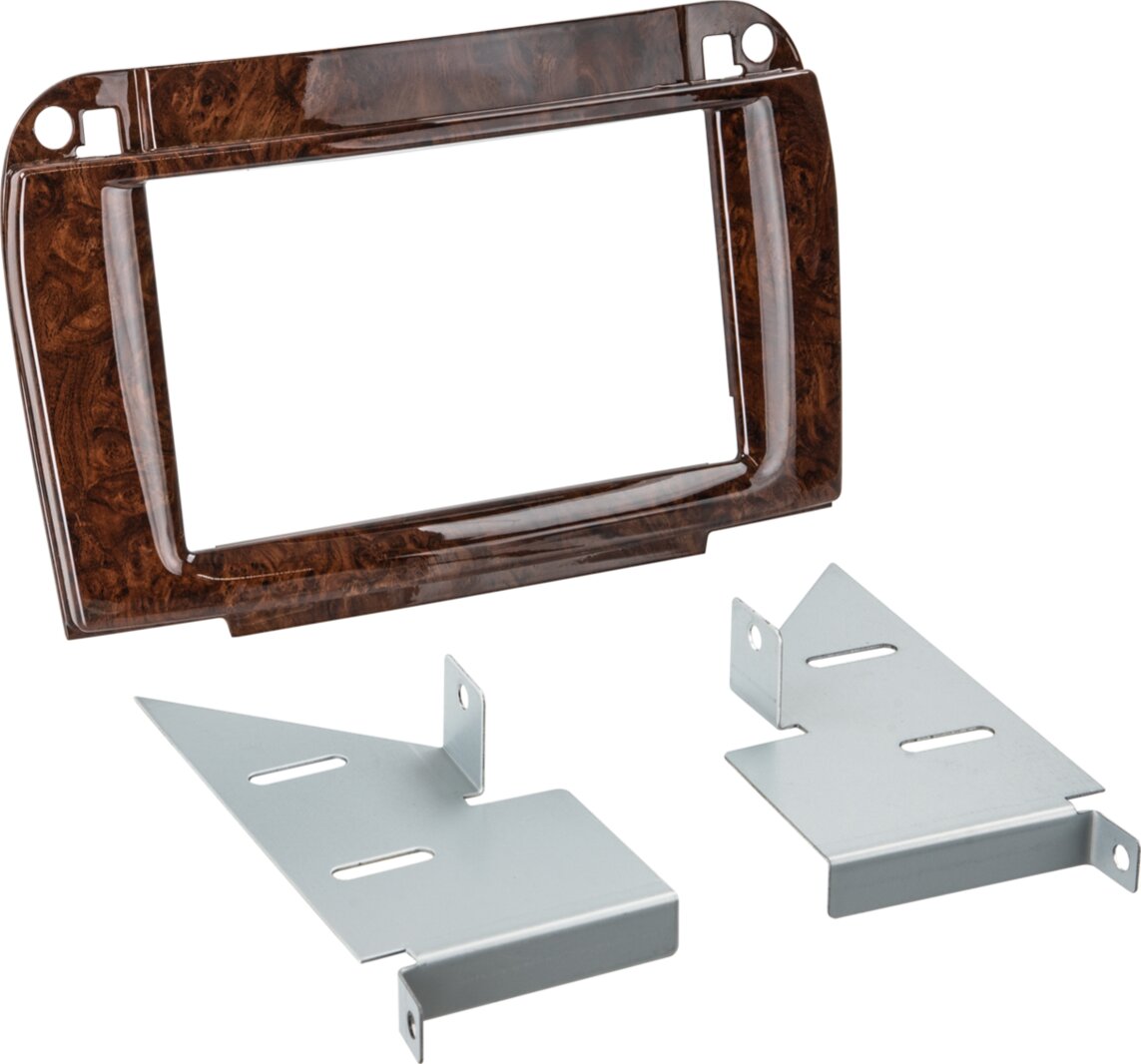 2-DIN Paneel Mercedes Benz CL-Klasse (W215)/S-Klasse (W220) 1998-2005 Kleur: Zwart - 381190 54 - 381190-54