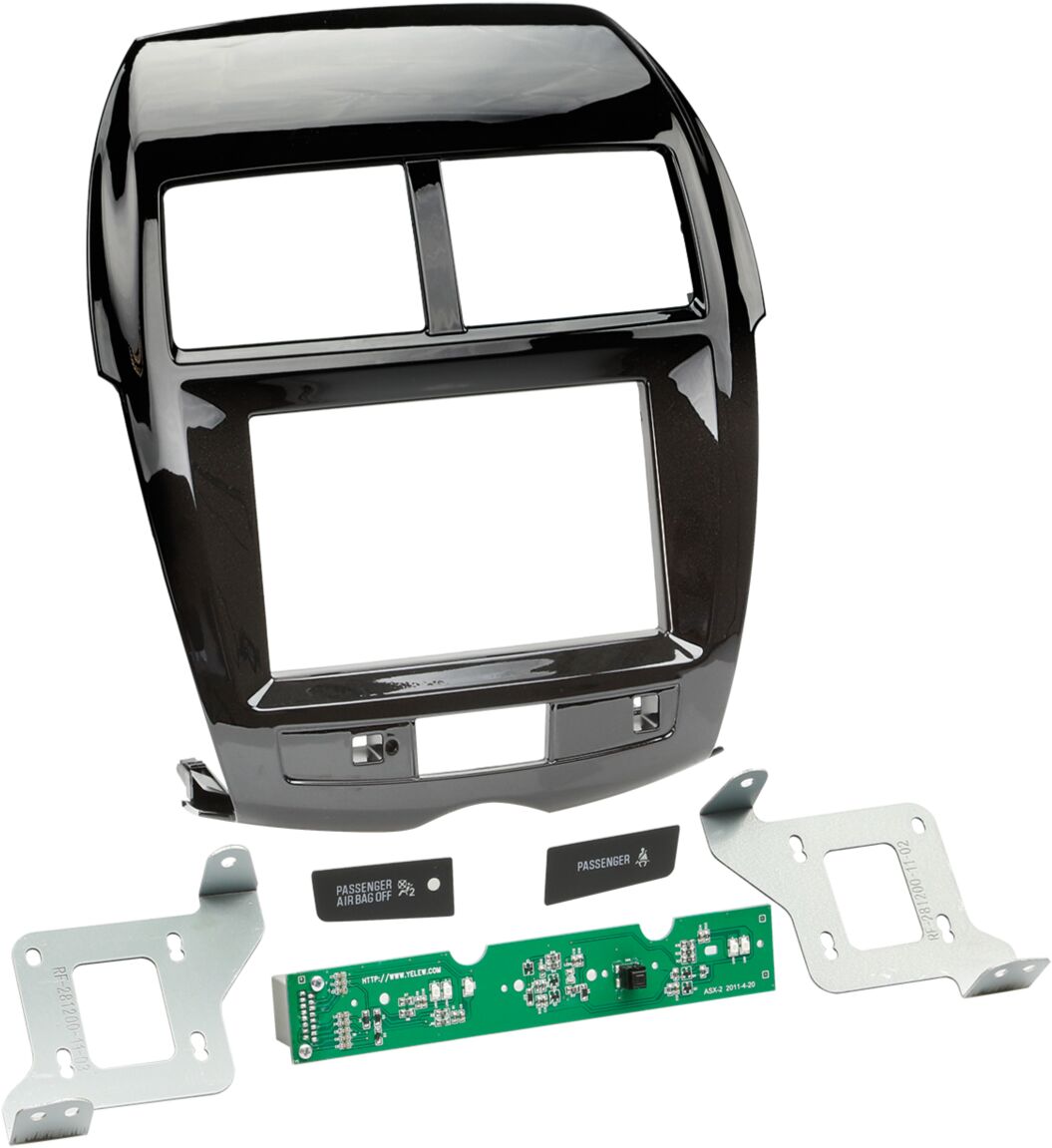 2-DIN Paneel Citro&euml;n C4 Aircross (B) - Peugeot 4008 Kleur: Piano Zwart - 381200 11 2 - 381200-11-2