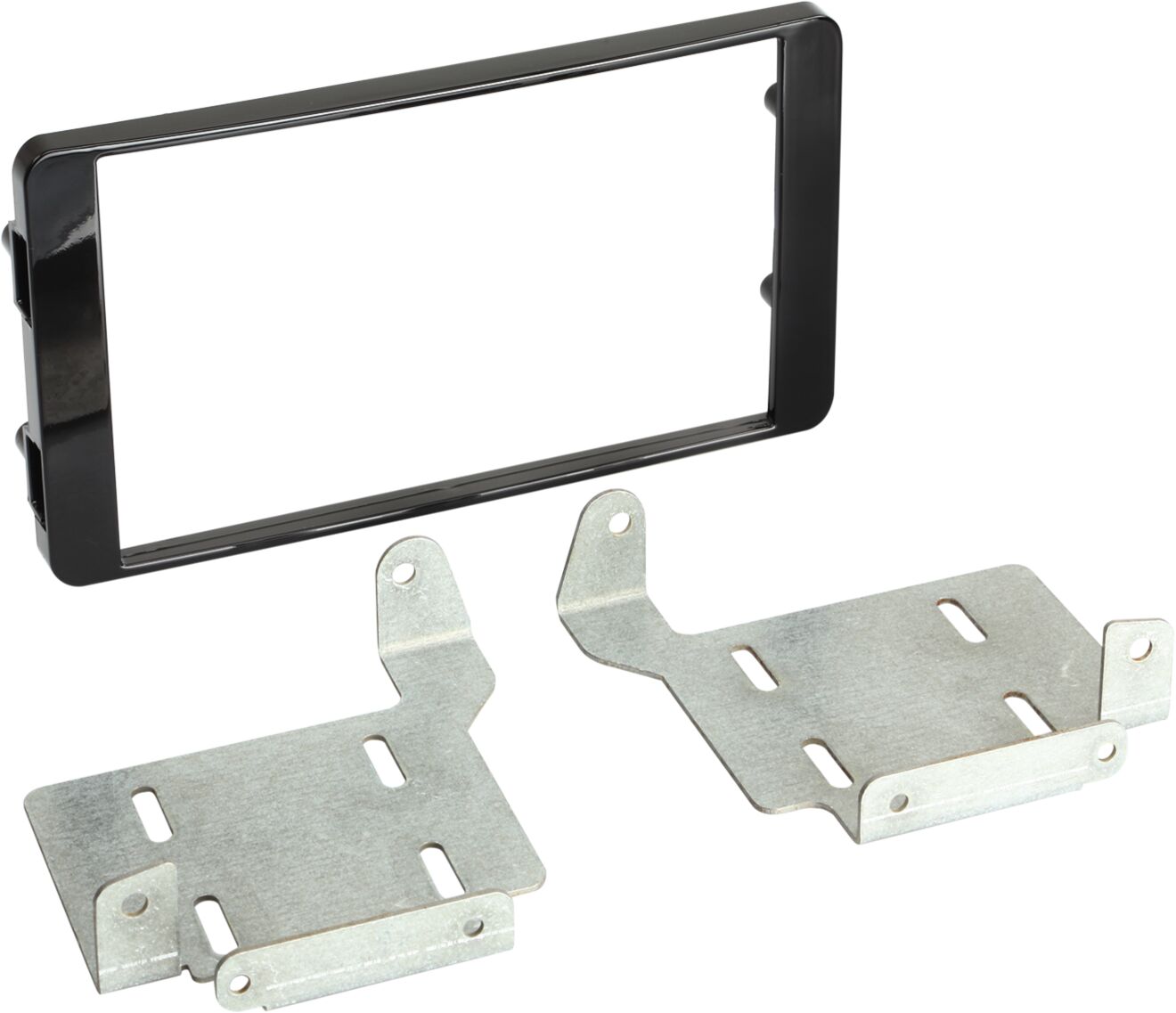 2-DIN Paneel Mitsubishi ASX 2014-2018 - Kleur: Piano Zwart - 381200 19 1 - 381200-19-1