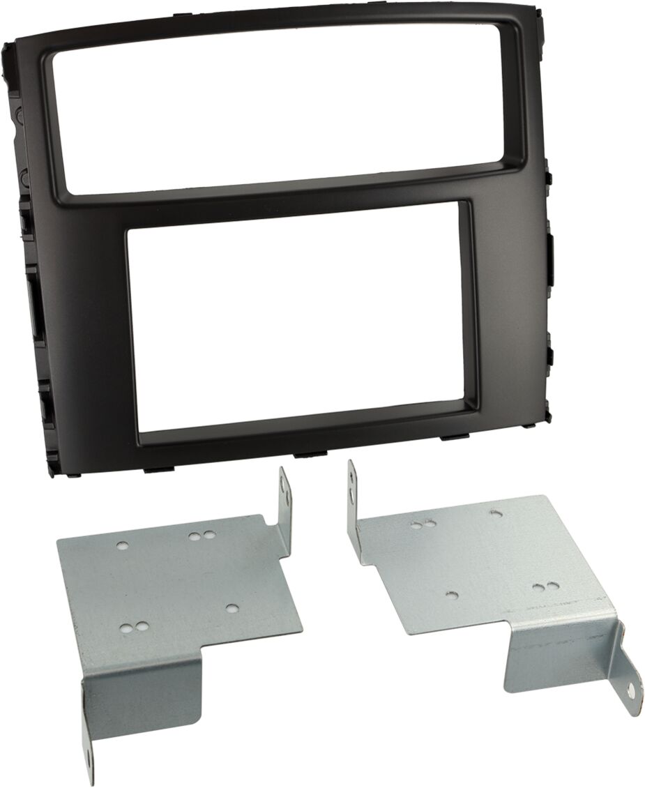 2-DIN Paneel Mitsubishi Pajero/Shogun 2014-2019 Kleur: Piano Zwart - 381200 21 - 381200-21