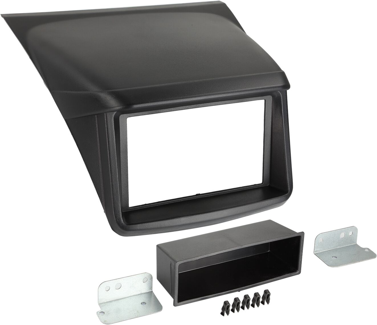 2-DIN Paneel Mitsubishi L200/ Sportero/ Strada Kleur: Zwart - 381200 24 1 - 381200-24-1