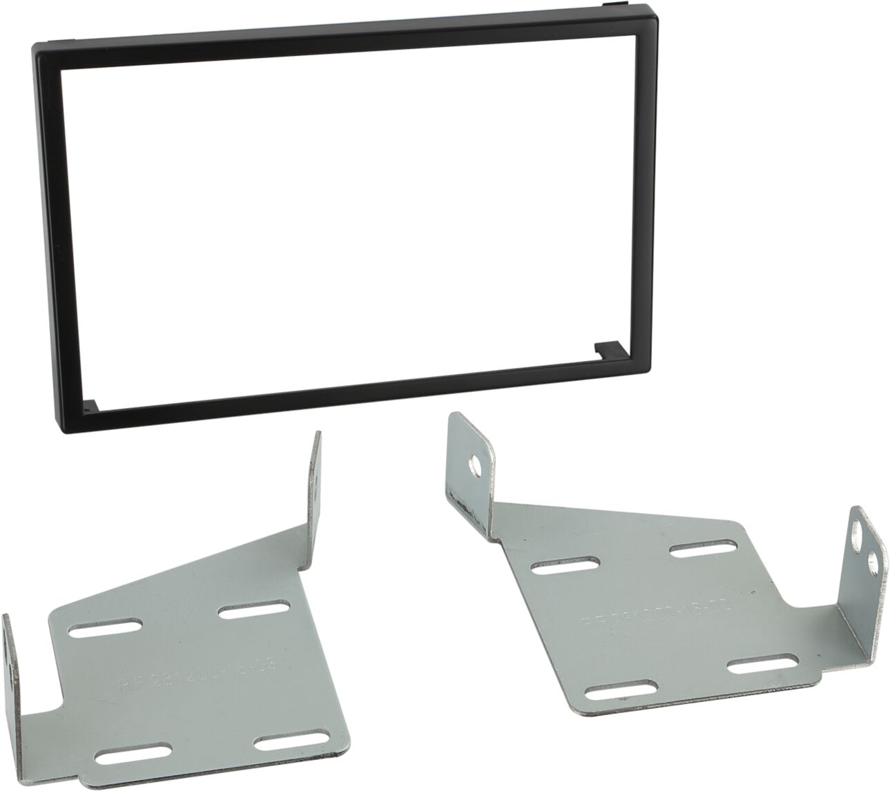 2-DIN Paneel Mitsubishi Space Star 05/2012-> Kleur: Zwart - 381200 25 1 - 381200-25-1