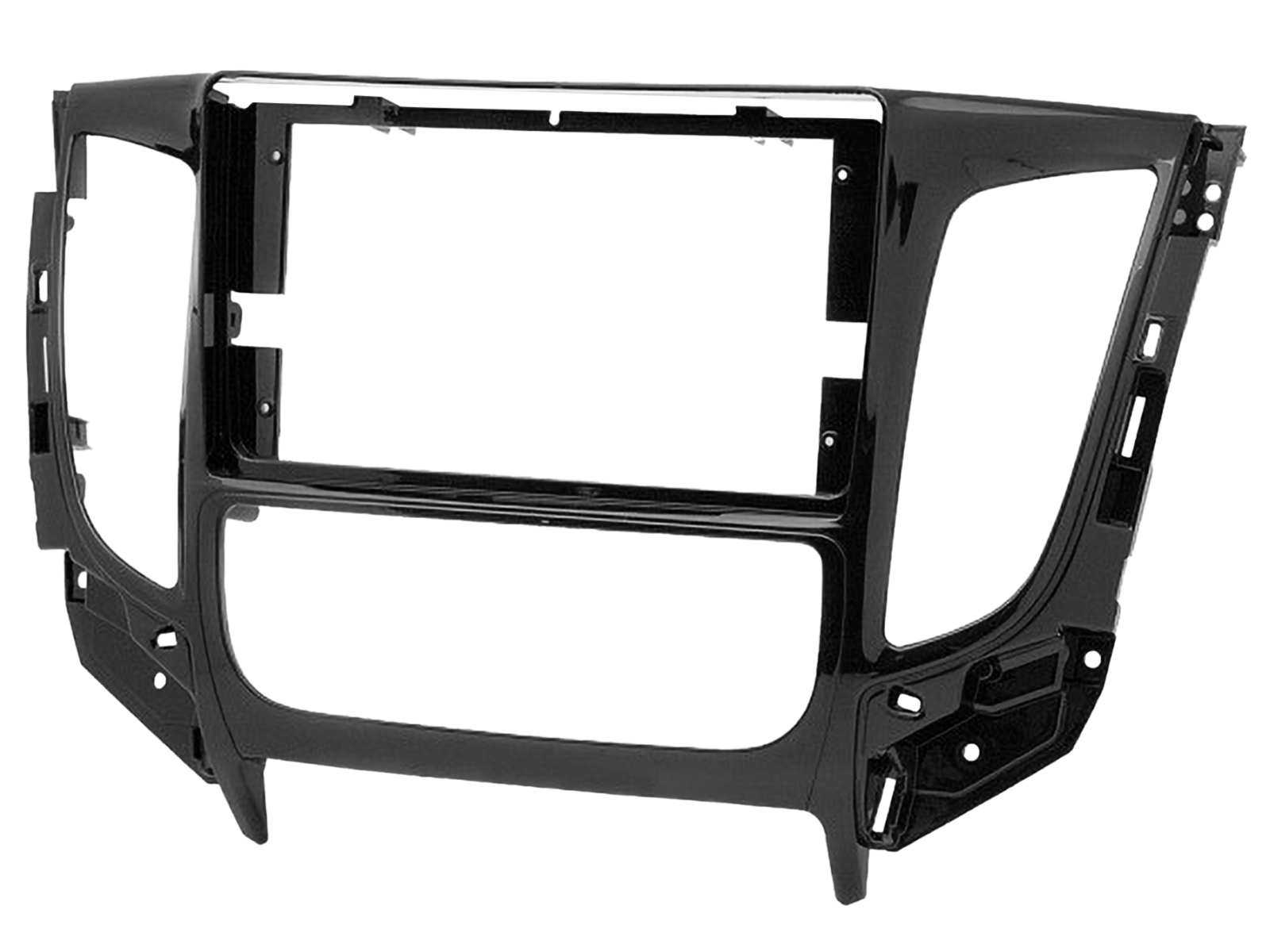 9" paneel Fiat Fullback / Mitsubishi L200 piano black, voertuigen met klimatronic - 381200 90 1 1 - 381200-90-1