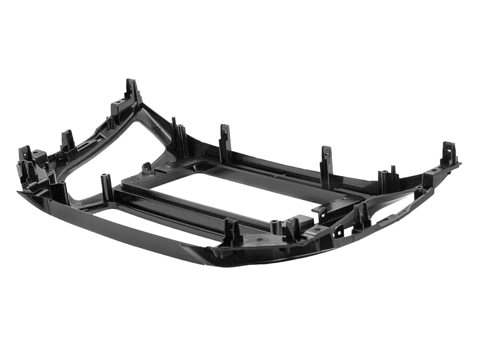 9" paneel Fiat Fullback / Mitsubishi L200 piano black, voertuigen met klimatronic - 381200 90 1 2 - 381200-90-1