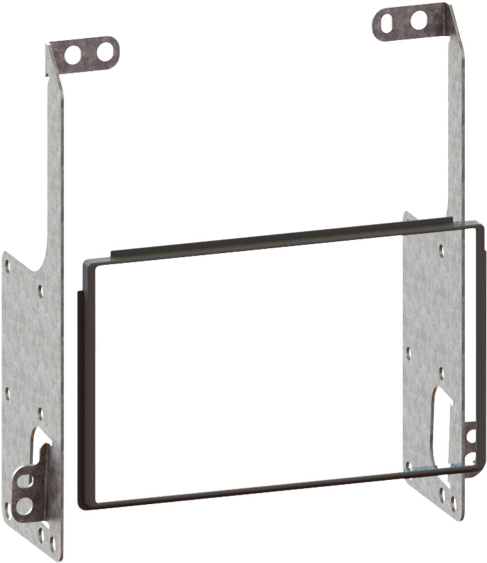 2-DIN Paneel Nissan X-Trail (T31) 2007-2014 Kleur: Zwart - 381210 02 - 381210-02