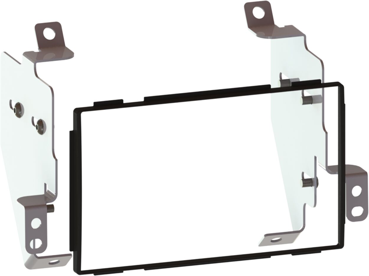 2-DIN Paneel Nissan Note (E11) 2006-2013 - kleur: Zwart - 381210 05 - 381210-05