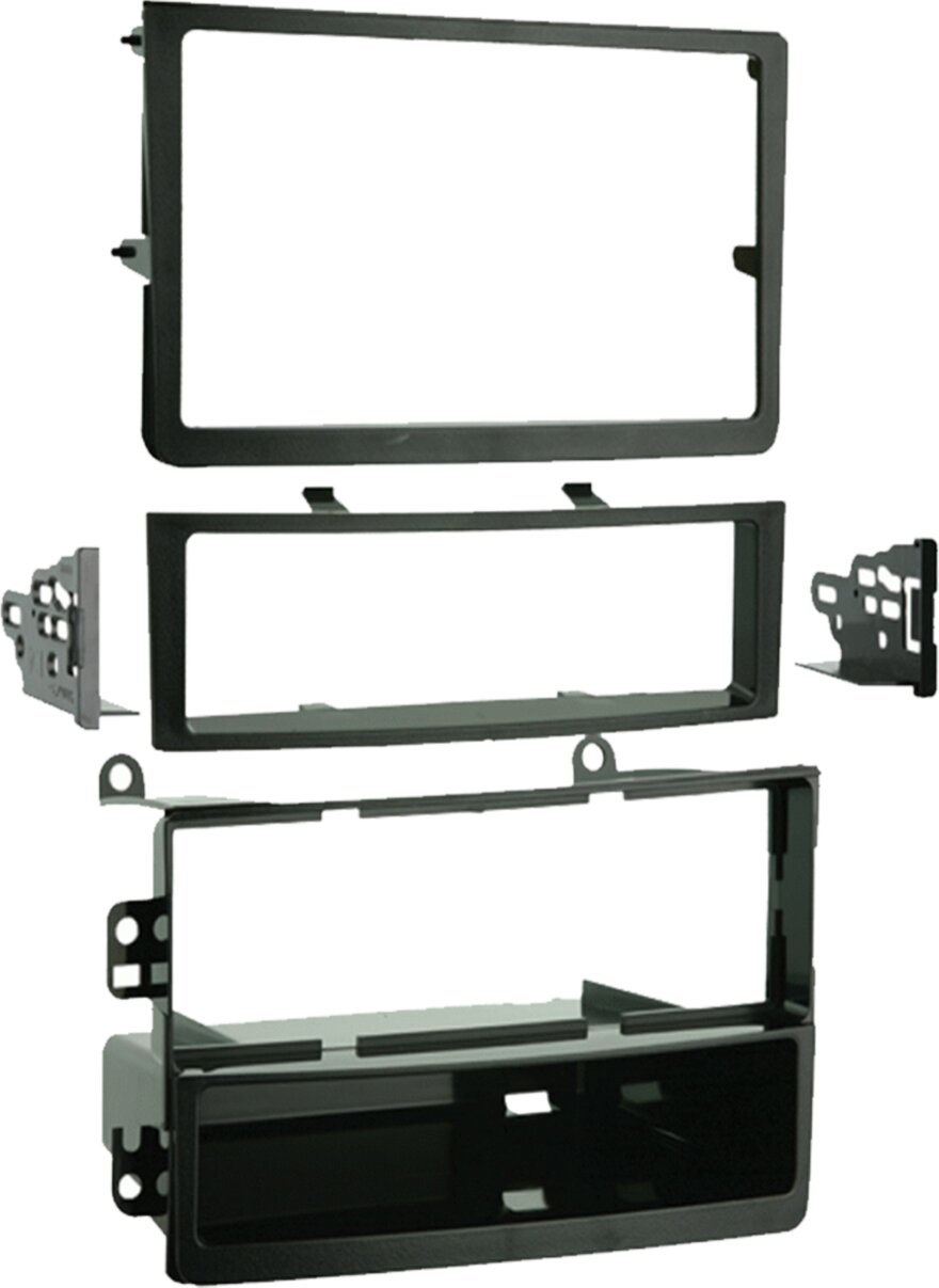 2-DIN Paneel Nissan 350Z 2006-2009 Kleur: Zwart - 381210 11 1 - 381210-11-1