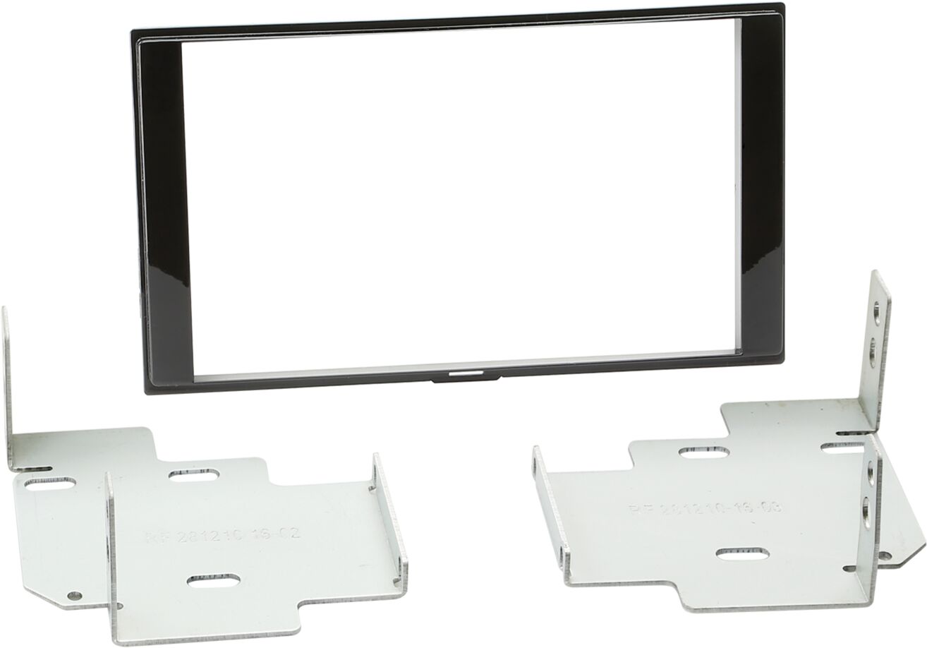 2-DIN Paneel Nissan Micra/ Note 2013-2019 - Kleur: Piano Zwart - 381210 16 1 - 381210-16-1