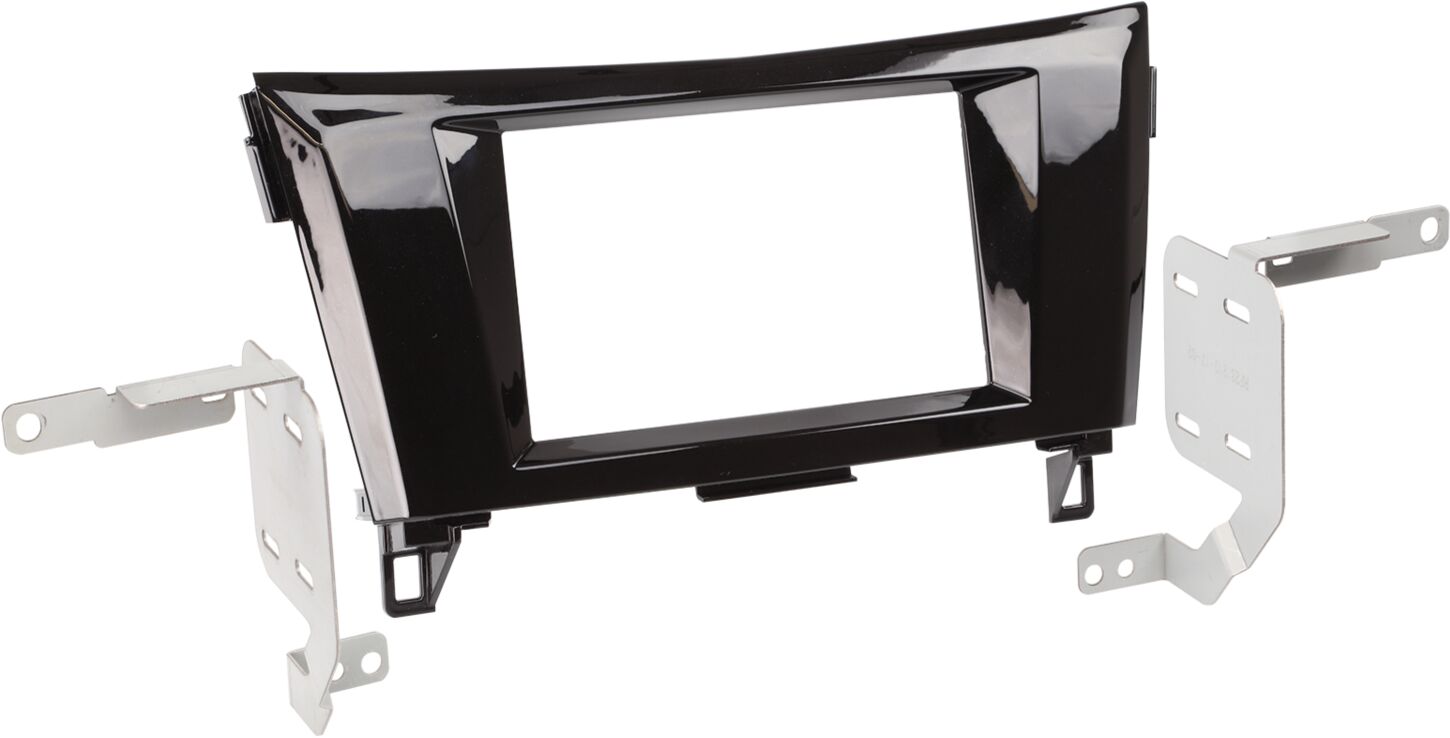 2-DIN Paneel Nissan Qashqai/ X-trail 2014-> - Kleur : Zwart - 381210 17 1 - 381210-17-1