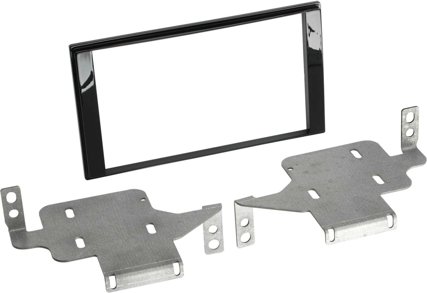2-DIN Paneel Nissan Juke (F15 facelift) 2014-2019 Kleur: Piano Zwart - 381210 18 1 - 381210-18-1