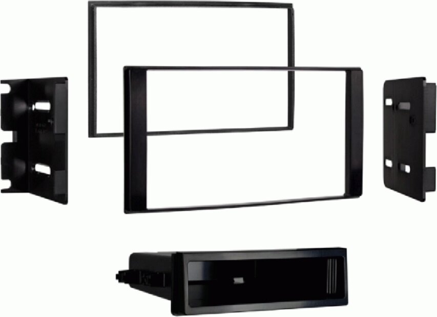 2-DIN radiopaneel met opbergvak Nissan NV200/Chevrolet Express (METRA)  - 381210 29 1 - 381210-29-1