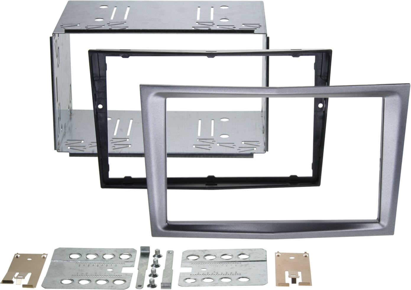 2-DIN Paneel Opel Antara/ Astra H/ Zafira B/ Corsa B - Kleur: Charcoal-Metallic  - 381230 24 1 - 381230-24-1