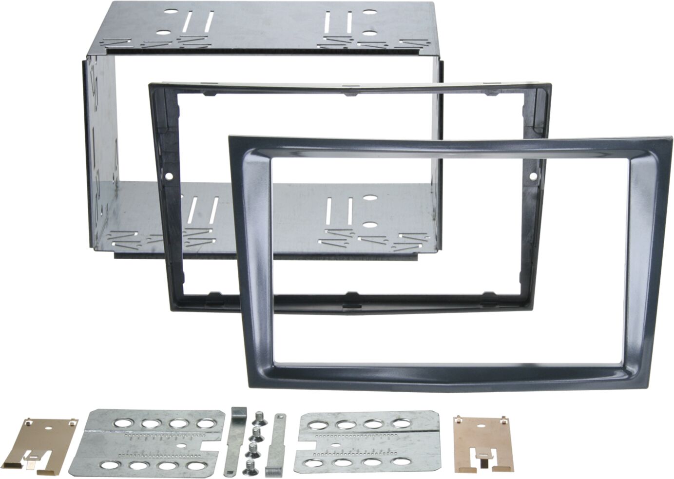 2-DIN Paneel Opel Corsa D(S07) / Antara (L-A) / Zafira (A-H)  Kleur: stealth-zwart  - 381230 24 2 - 381230-24-2