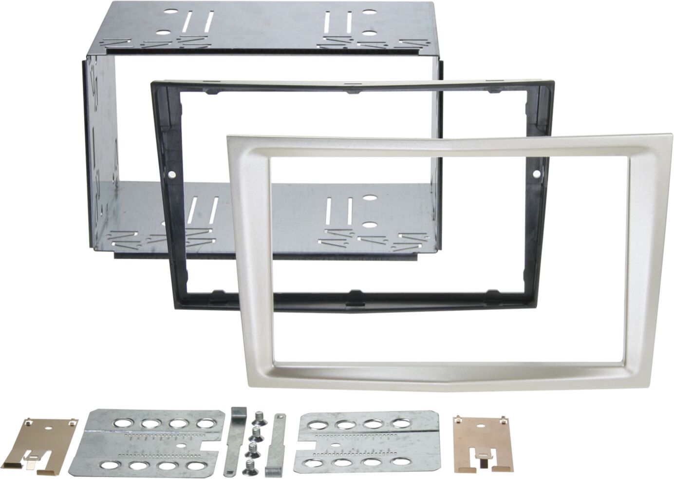 2-DIN Paneel Opel Astra H / Corsa D/ Zafira B/ Antara - Kleur: Satin Stone  - 381230 24 5 - 381230-24-5