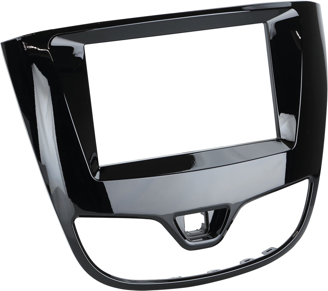 2-DIN Paneel Opel Karl 2017->  Kleur; Piano zwart - 381230 33 2 nur blende - 381230-33-2